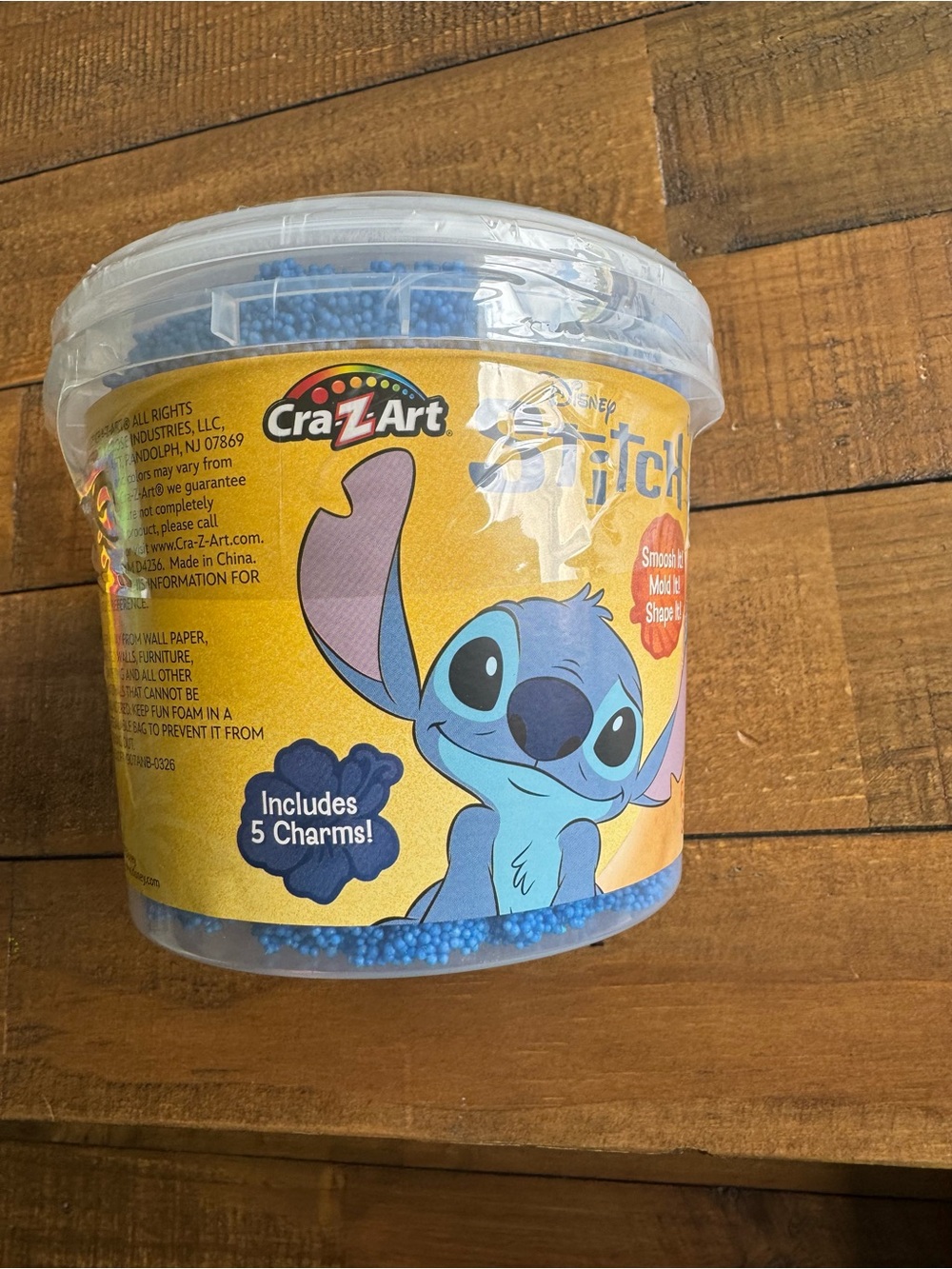 NEW CRA.Z.Art Fun Foam Surprise Squishy BUCKET with FIVE Charms INCLUDED.